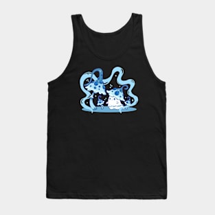 A Ghost in a blue mushroom hat Tank Top